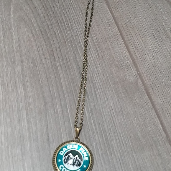 New twin peaks damn fine coffee necklace - Picture 2 of 2